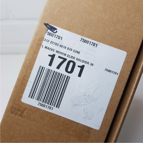 Matisse East End Leather Woven Sandals Sliders UK 6 EU 39 Gold Anthropologie - Picture 12 of 13